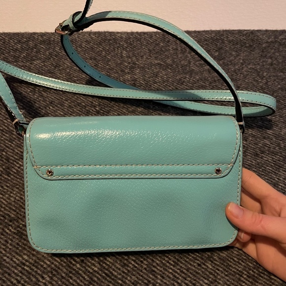 Kate Spade Flynn Wellesley Teal/Fiji Leather Cross - Picture 5 of 5